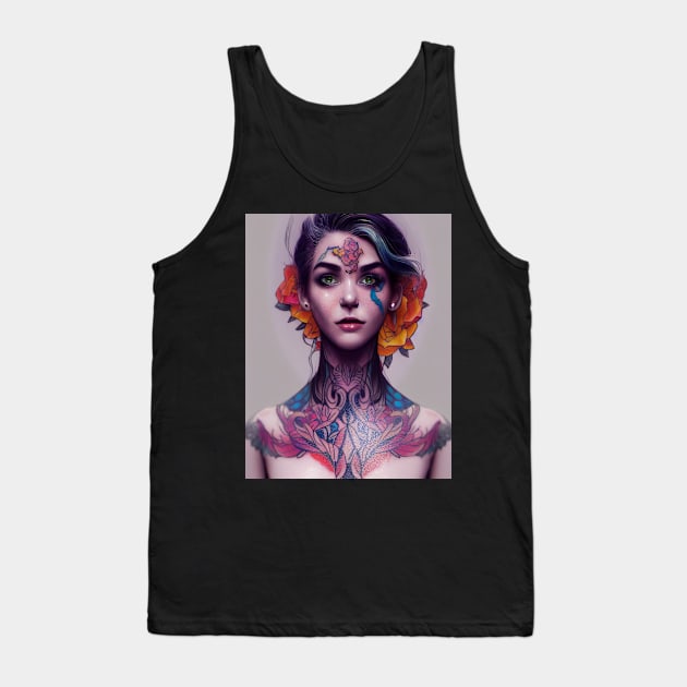 Inked Dreams Tank Top by Cesar Giovani Imagery